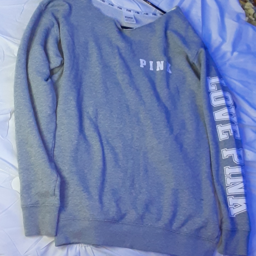 grey longsleve shirt from pink